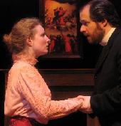 Amanda Jones as Candida, David Tillistrand as Morell
 border=