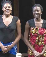 Nikkole Salter (left) and Danai Gurira (right) 