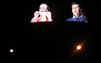 Christianna Nelson and Jedadiah Schultz in Roberto Aguirre-Sacasa's "Bloody Mary"