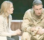 Rebecca Brooksher and Pablo Schreiber in Dying City