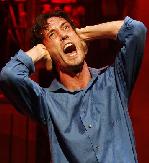 Ryan Ward as Ash in the Evil Dead