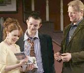 Deirdre O'Connell, Javier Picayo, David Rasche in Lovely Day.  