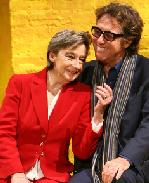 Zoe Caldwell and Larry Pine in A Spanish Play