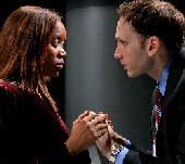 Erika Alexander as Yvonne and Stephen Kunken